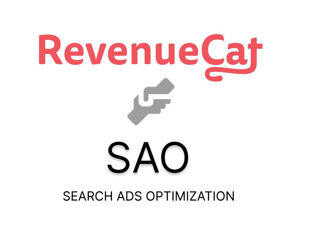 Revenuecat SAO (Search Ads optimization) Apple Search Ads