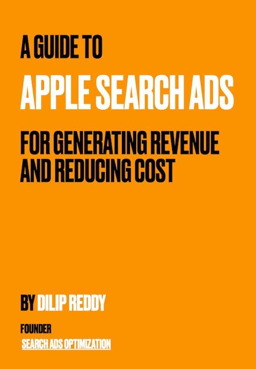 Apple Search Ads Guide free ebook 
