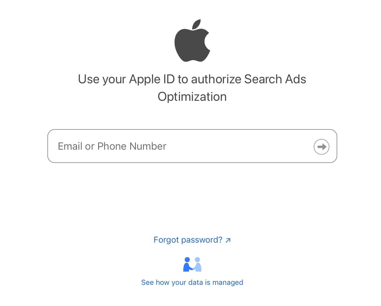 Use your Apple ID to authorize